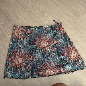 Plus Size Sun Skirt